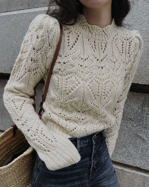 The Emilia Cut-Out Knit Sweater