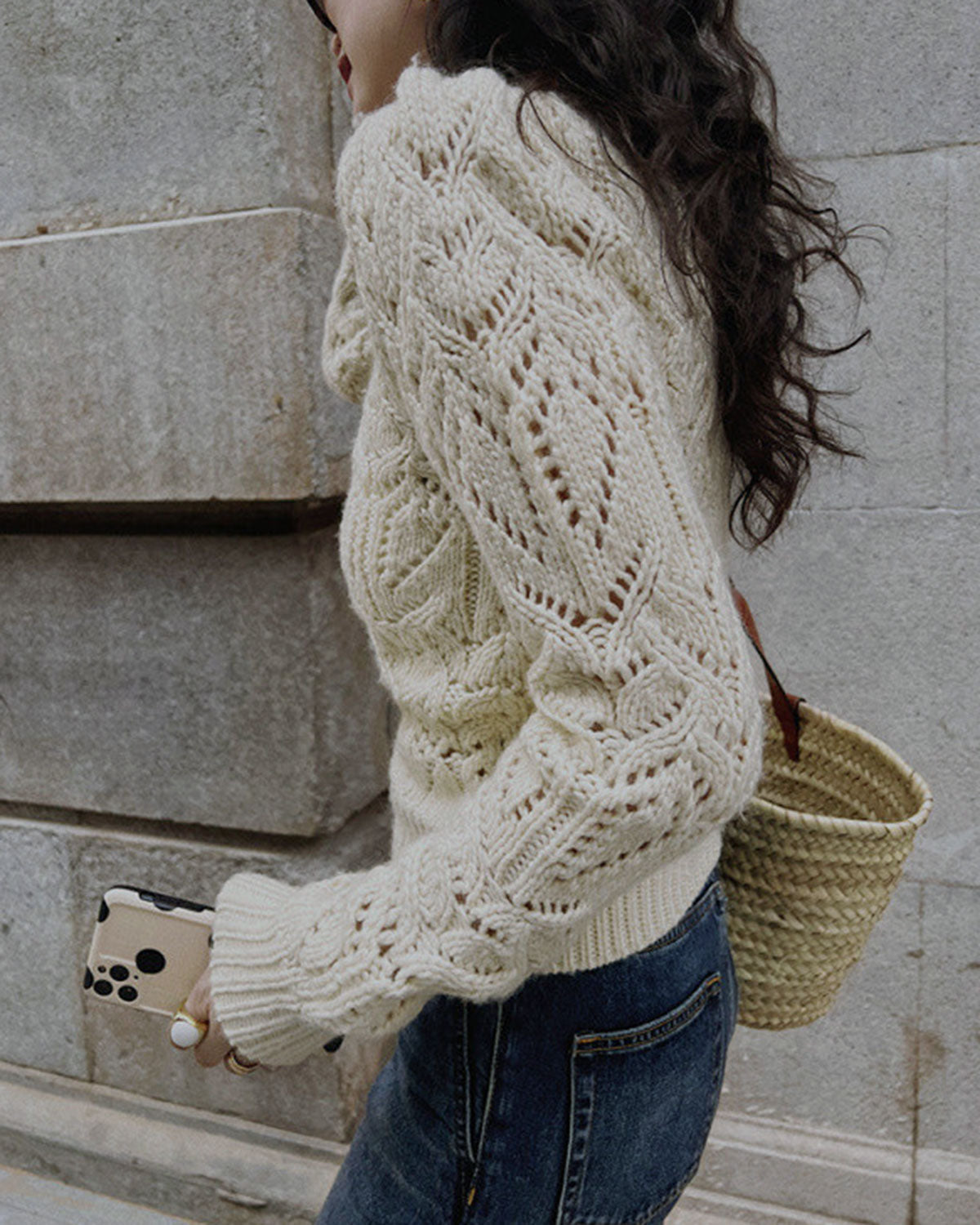 The Emilia Cut-Out Knit Sweater