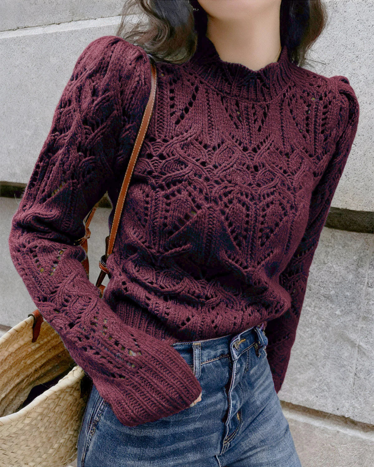 The Emilia Cut-Out Knit Sweater