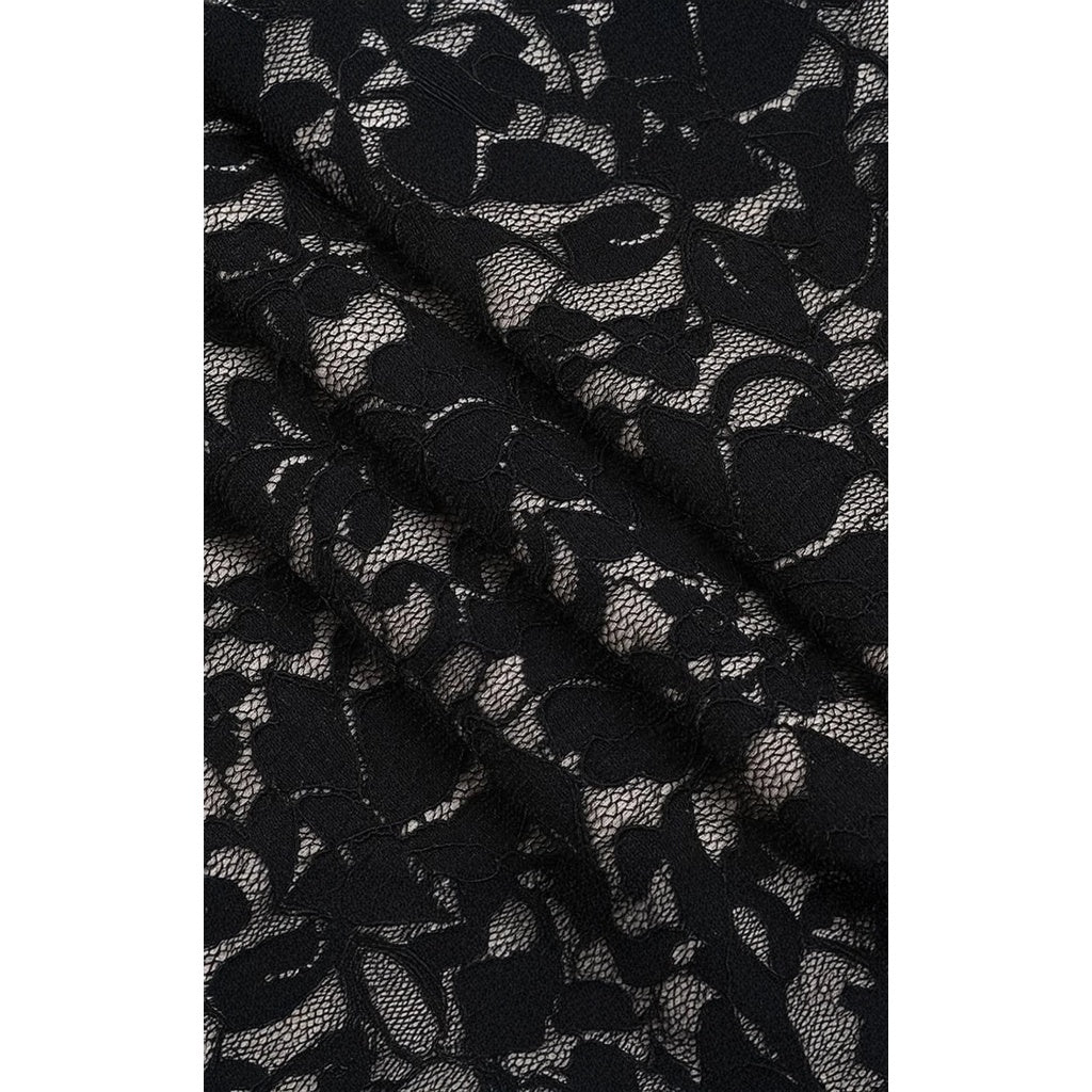 Twilight Blossom Halter Lace Dress