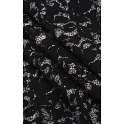 Twilight Blossom Halter Lace Dress