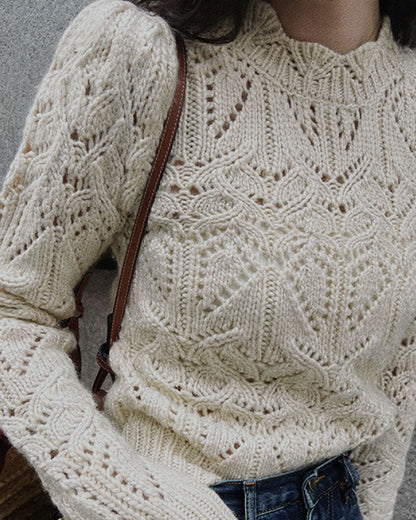 The Emilia Cut-Out Knit Sweater