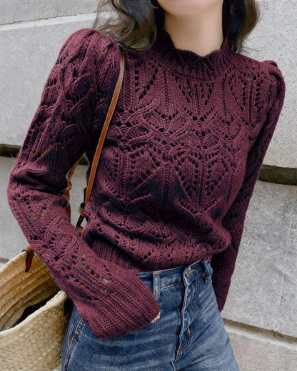 The Emilia Cut-Out Knit Sweater